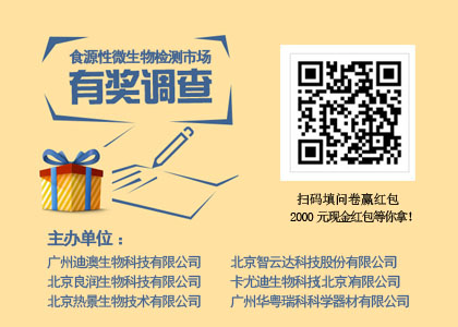 食源性微生物檢測市場(chǎng)有獎?wù){研活動(dòng)啟動(dòng)啦！